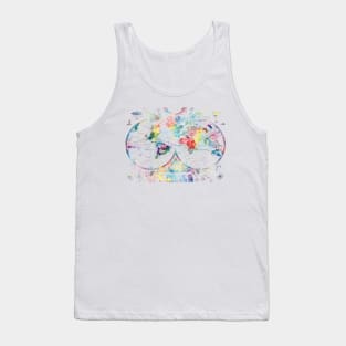 world map vintage Tank Top